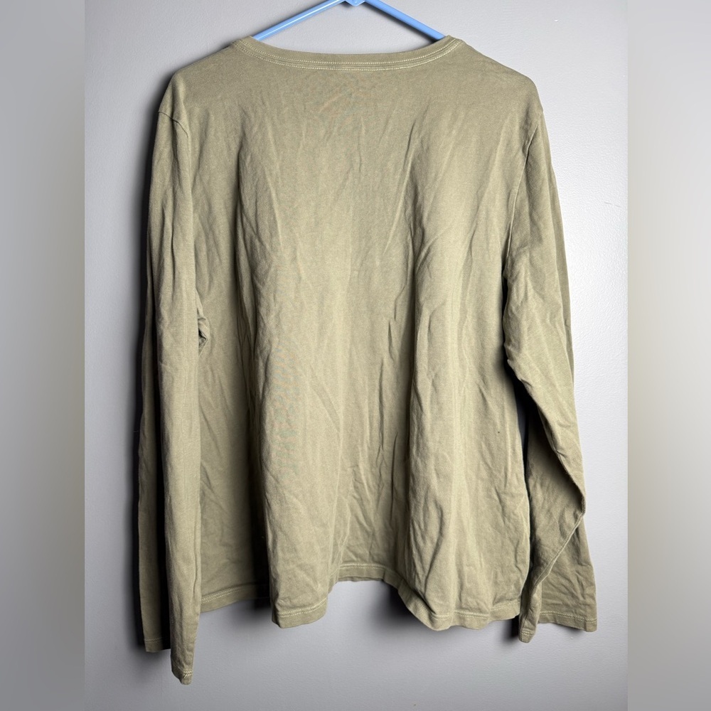 Life is Good "Less Is S'More" Olive V-Neck Women's Crusher Tee Sz XXXL - Picture 4 of 6